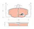 TRW Sada brzdovch destiek COTEC ‐ TRW GDB807