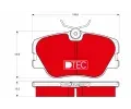 TRW Sada brzdovch destiek DTEC COTEC ‐ TRW GDB818DTE
