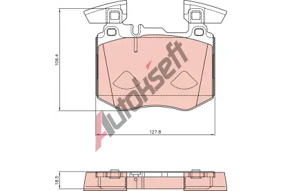 TRW Sada brzdových destiček TRW GDB8310, GDB8310 TRW Sada brzdových destiček TRW GDB8310, GDB8310