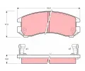 Sada brzdovch destiek TRW ‐ TRW GDB882