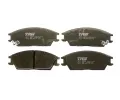 TRW Sada brzdových destiček COTEC TRW GDB893, GDB893