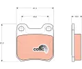 TRW Sada brzdovch destiek COTEC ‐ TRW GDB915