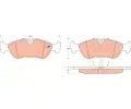 TRW Sada brzdovch destiek COTEC ‐ TRW GDB951