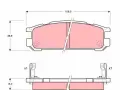 TRW Sada brzdovch destiek - kotouov brzda ‐ TRW GDB990