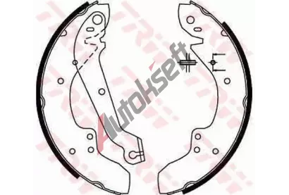 TRW Sada brzdovch elist TRW GS6167, GS6167