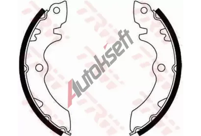 TRW Sada brzdových čelistí TRW GS8247, GS8247 TRW Sada brzdových čelistí TRW GS8247, GS8247