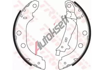 TRW Sada brzdovch elist TRW GS8655, GS8655