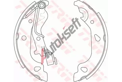 TRW Sada brzdovch elist TRW GS8687, GS8687