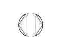 TRW Sada brzdov�ch �elist� parkovac� brzdy TRW GS8816, GS8816