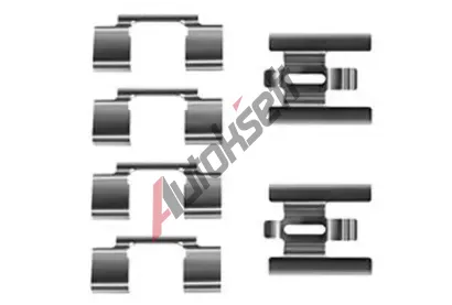 TRW Sada psluenstv - obloen kotouov brzdy TRW PFK343, PFK343