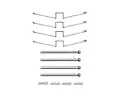 Sada psluenstv obloen kotouov brzdy TRW ‐ TRW PFK358