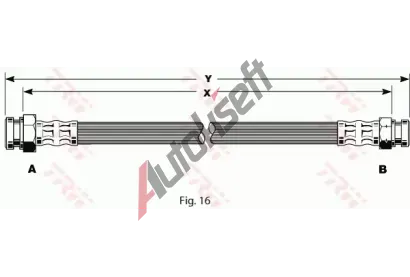 TRW Brzdov hadice TRW PHA135, PHA135