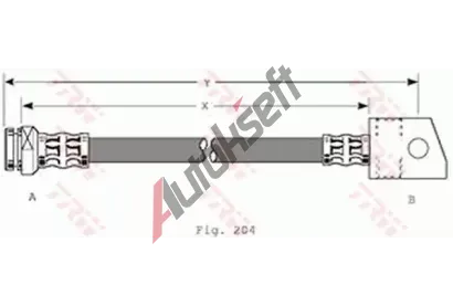 TRW Brzdová hadice TRW PHA347, PHA347 TRW Brzdová hadice TRW PHA347, PHA347