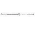 TRW Brzdov hadice - 542 mm TRW PHA426, PHA426