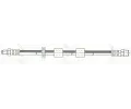 TRW Brzdov hadice - 445 mm TRW PHB101, PHB101