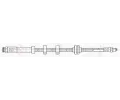 TRW Brzdov hadice - 395 mm TRW PHB298, PHB298
