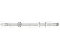 TRW Brzdov hadice - 410 mm TRW PHB377, PHB377