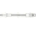 TRW Brzdov� hadice - 265 mm TRW PHB415, PHB415