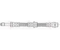 TRW Brzdov hadice - 502 mm TRW PHB425, PHB425