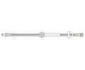 TRW Brzdov hadice - 445 mm TRW PHB428, PHB428