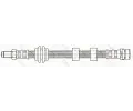 TRW Brzdov hadice - 370 mm TRW PHB432, PHB432