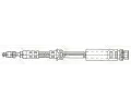 TRW Brzdov hadice - 520 mm TRW PHB438, PHB438