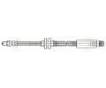 TRW Brzdov hadice - 490 mm TRW PHB444, PHB444