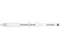 TRW Brzdov hadice - 450 mm TRW PHB489, PHB489
