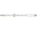 TRW Brzdov hadice - 425 mm TRW PHB499, PHB499