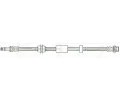TRW Brzdov hadice - 438 mm TRW PHB502, PHB502