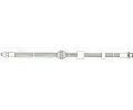 TRW Brzdová hadice - 440 mm TRW PHB564, PHB564