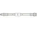 TRW Brzdov hadice - 320 mm TRW PHB575, PHB575
