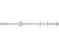 TRW Brzdov hadice - 435 mm TRW PHB595, PHB595