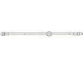 TRW Brzdov hadice - 554 mm TRW PHB634, PHB634