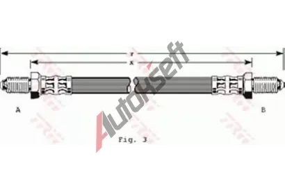TRW Brzdov hadice TRW PHC134, PHC134