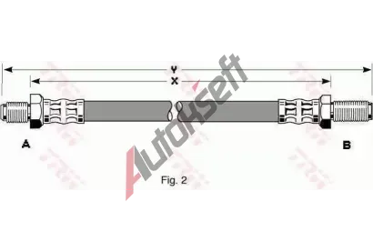 TRW Brzdov hadice TRW PHC137, PHC137