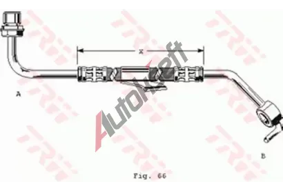 TRW Brzdov hadice - 575 mm TRW PHD249, PHD249