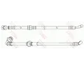 TRW Brzdov hadice - 508 mm TRW PHD431, PHD431