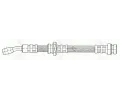 TRW Brzdov hadice - 443 mm TRW PHD478, PHD478