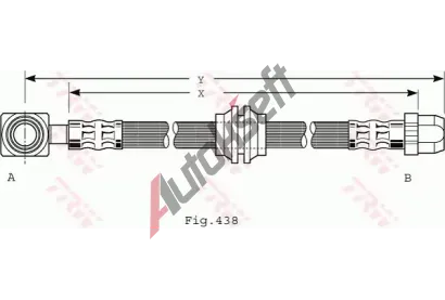 TRW Brzdov hadice TRW PHD485, PHD485