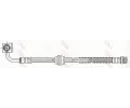 TRW Brzdov� hadice TRW PHD631, PHD631