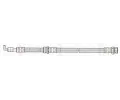 TRW Brzdov hadice - 508 mm TRW PHD645, PHD645