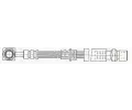 TRW Brzdov hadice - 444 mm TRW PHD676, PHD676