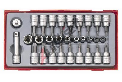 Teng Tools 1/4", 3/8" SADA TORX, DUTÝCH A OBRÁCENÝCH TT 102140100, 102140100 Teng Tools 1/4", 3/8" SADA TORX, DUTÝCH A OBRÁCENÝCH TT 102140100, 102140100