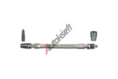 Teng Tools KLOUBOVÝ KLÍČ 1/4" 4HRAN VNĚJŠÍ / 6HRAN VNITŘNÍ TT 15580103, 15580103 Teng Tools KLOUBOVÝ KLÍČ 1/4" 4HRAN VNĚJŠÍ / 6HRAN VNITŘNÍ TT 15580103, 15580103