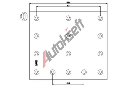 TEXTAR Sada brzdov�ho oblo�en� bubnov� brzdy TXT 1907105, 1907105