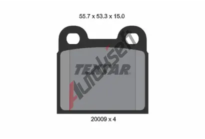 TEXTAR Sada brzdovch destiek TXT 2000906, 2000906