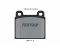 TEXTAR Sada brzdovch destiek ‐ TXT 2001104