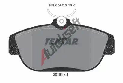 TEXTAR Sada brzdovch destiek TXT 2016402, 2016402