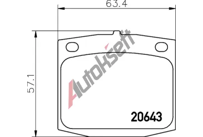 TEXTAR Sada brzdov�ch desti�ek TXT 2064301, 2064301